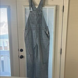 Classic Light Blue Denim Overalls - Women Jeans